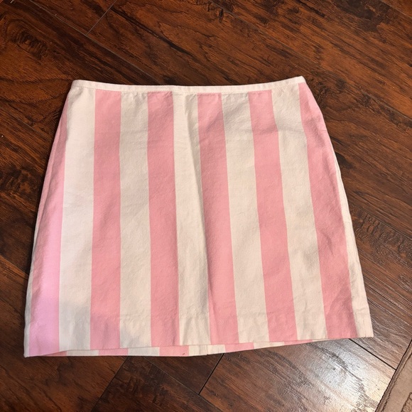 Madewell Pink and White Vertical-Striped Mini Skirt - Picture 4 of 8